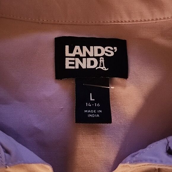 LL Bean lilac Long Sleeve Tunic Top size 14 - Picture 4 of 12